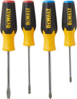 DEWALT Screwdriver Set, 4 Piece (DWHT62512) , Black