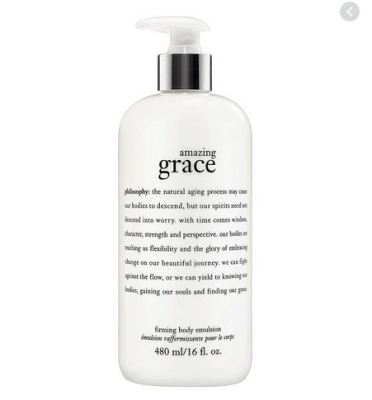 Philosophy Amazing Grace Firming Body Emulsion 480ml. โลชั่นช่วยเติมความชุ่มชื่นนุ่มเนียน กระชับผิว