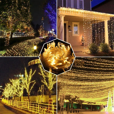 10m 100m Led String Light Wedding Decoration Fairy Light Waterproof Outdoor Lights Garland Lights For Wedding Holiday Party