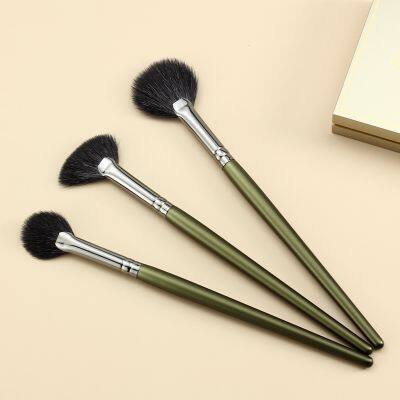 Fan Shape Powder Concealor Makeup Brushes Blending Nail Art Brush For Makeup Brush Professional Face Highlight Make Up Brush Makeup Brushes Sets