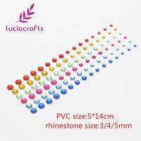 【❖New Hot❖】 v5z4c04 Lucia Crafts กาวสีสดสำหรับใช้ด้วยตัวเองสติกเกอร์พลอยเทียมสมุดภาพ Diy โทรศัพท์ประดับรถ C0801