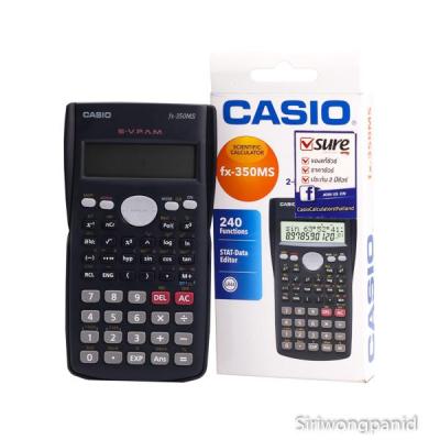 [ของแท้ รับประกัน 2 ปี] Casio เครื่องคิดเลขวิทยาศาสตร์ รุ่น fx-350MS ของใหม่และของแท้ สำหรับนักเรียน นักศึกษา
