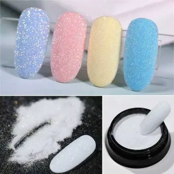 Shiny Sugar Nail Glitter Powder For Manicure Flock Powder Nail Art