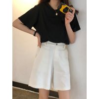 [Real Photo] Xiaoran t shirt Fashion 2022 Ins Student Simple Solid Color Temperament Pit Stripe Knitted Short Sleeve Korean Top