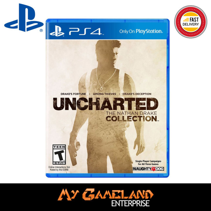 Uncharted The Nathan Drake Collection (PS4 / Playstation 4) 3 Great Games!  