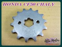 HONDA CF50 CHALY FRONT SPROCKET (14T) "JOMTHAI" #สเตอร์หน้า 14 ฟัน จอมไทย 14-1503