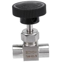 BSP Equal Female Thread 304 Stainless Steel Flow Control Shut Off Needle Valve