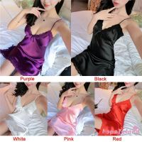 Women y Sleepwear Nightdress Silk Robe Dress