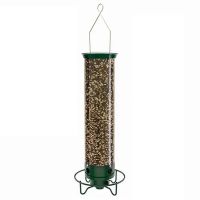 Droll Yankees YF-M Yankee Flipper Feeders Squirrel-Proof Wild Bird Feeder Hanging Hummingbird Water Feeders with Weight Activated Rotating Perch