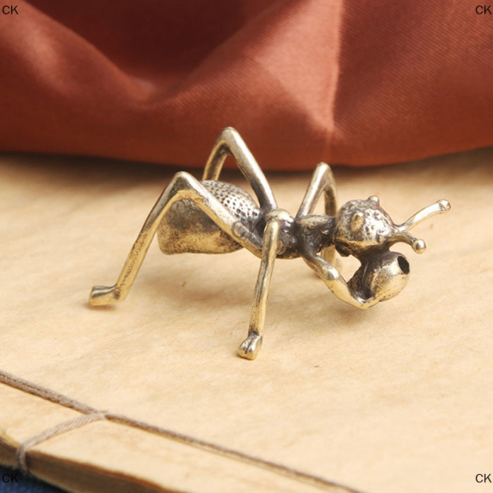 ck-3d-รูปปั้นทองเหลืองหล่อรูปปั้น-mini-animal-metal-figurine-home-decor-ประติมากรรม