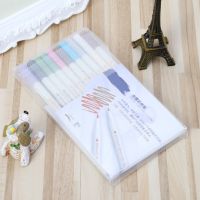 10pcs Metallic Colored Ink Water Chalk Pen For Scrapbook Photo Album Art Marker