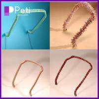 PETI JEWELLERY พลาสติกสำหรับตกแต่ง ห่วงผมที่มองไม่เห็น เครื่องมือซ่อมทรงผม อุปกรณ์เสริมหมวก ห่วงม้วนผมหนา สไตล์แฟชั่นสไตล์ ชุดคลุมศีรษะ ที่คาดผม ผู้หญิงผู้ชาย