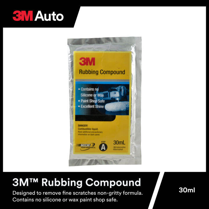 3M Auto Rubbing Compound Sachet 30ml Lazada PH