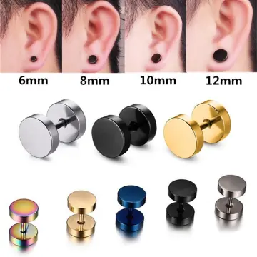 Exquisite 10mm Wooden Dumbbell Ear Studs Barbell Earrings For Birthday  Gifts | Fruugo NZ