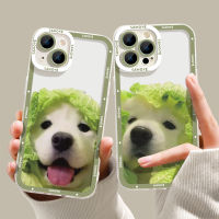 Cute Clear Soft Shockproof Transparent Dog Case Compatible for IPhone 14 13 12 11 Pro Max XS XR X 8 7 6S Plus SE 2020 Protection Camera Silicone TPU Shockproof Phone Cover Casing