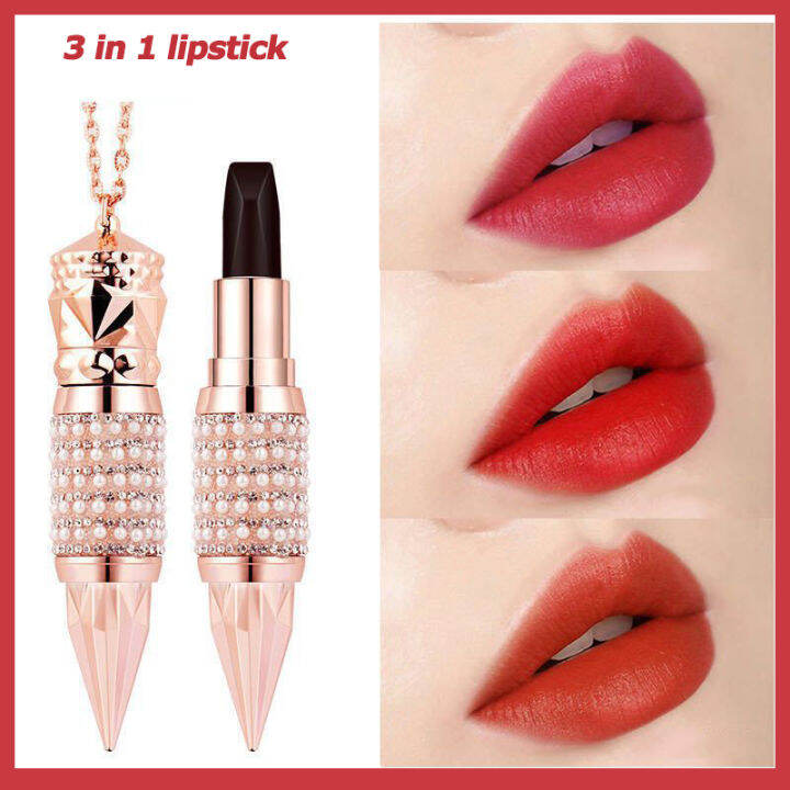 AGAG Queen's Scepter Lipstick Three-color Matte Mist Lip Moisturizing ...