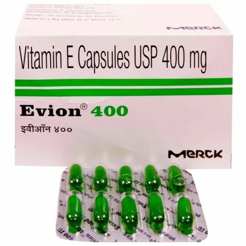 EVION 400 Vitamin E Capsules For Face,Hair,Acne,Nails Health Glowing Skin 400mg Lazada.co.th