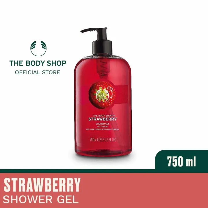 The Body Shop Strawberry Shower Gel (750ml) Lazada PH