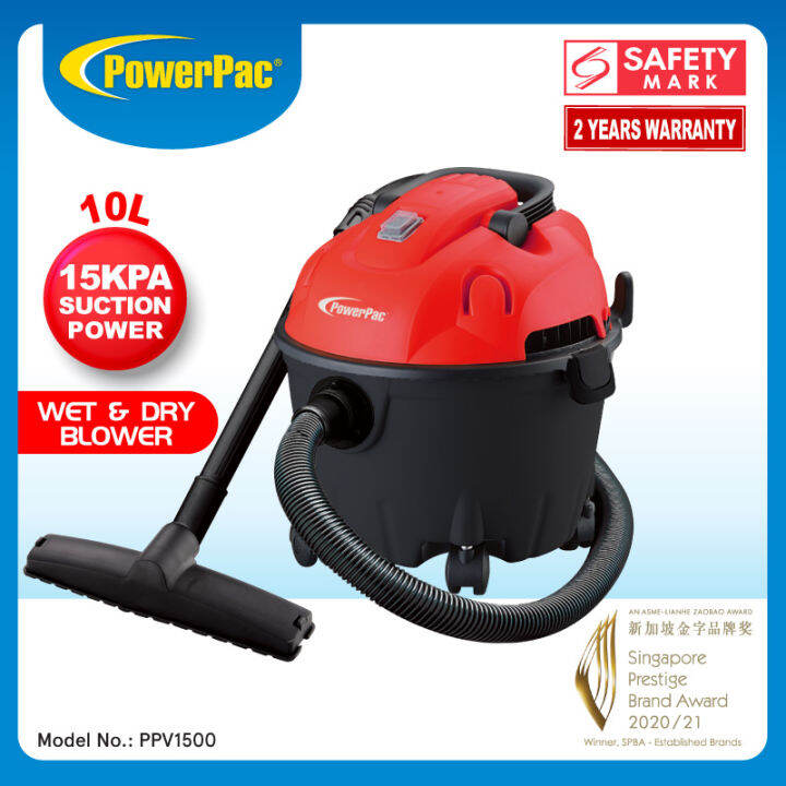 PowerPac Wet & Dry Bagless Vacuum Cleaner (PPV1500) Lazada Singapore