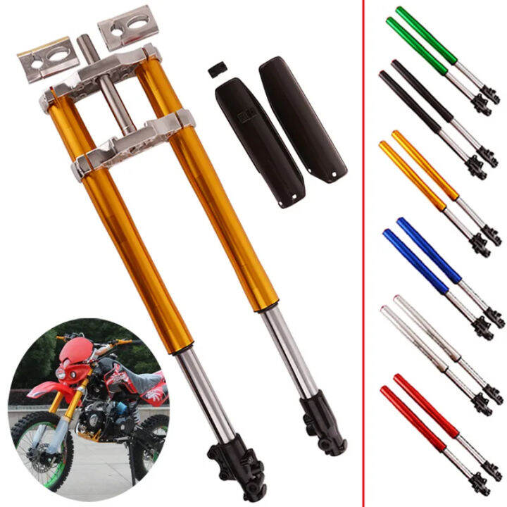Motorcycle 710mm Aluminium Upside Down Front Fork Invert Shock Triple
