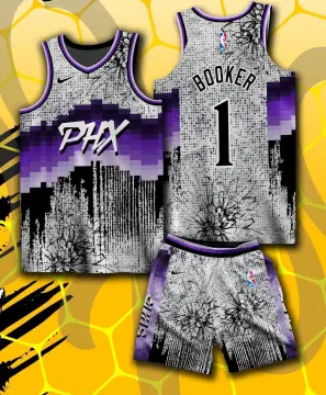 PHOENIX SUNS VALLEY WHITE BOOKER HG JERSEY FULL SUBLIMATION