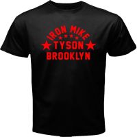 เสื้อยืดโลโก้ตำนานมวยบรูคลินของ Iron Mike Tyson. เสื้อยืดผ้าฝ้ายผู้ชายใส่ได้ทั้งชายและหญิงท็อปส์ซูคอรอบใหม่ฤดูร้อนตลกเสื้อยืดแบรนด์ Xs-3xl