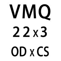 Od21โอริงหนา3มม./22/23/24/25/26/27/28/29/30*3มม. โอริงโอริงซิลิโคน/Vmq ยางซิลิโคนสีขาวปะเก็น5แหวนซีลชิ้น/ล็อต (Od22Mm)