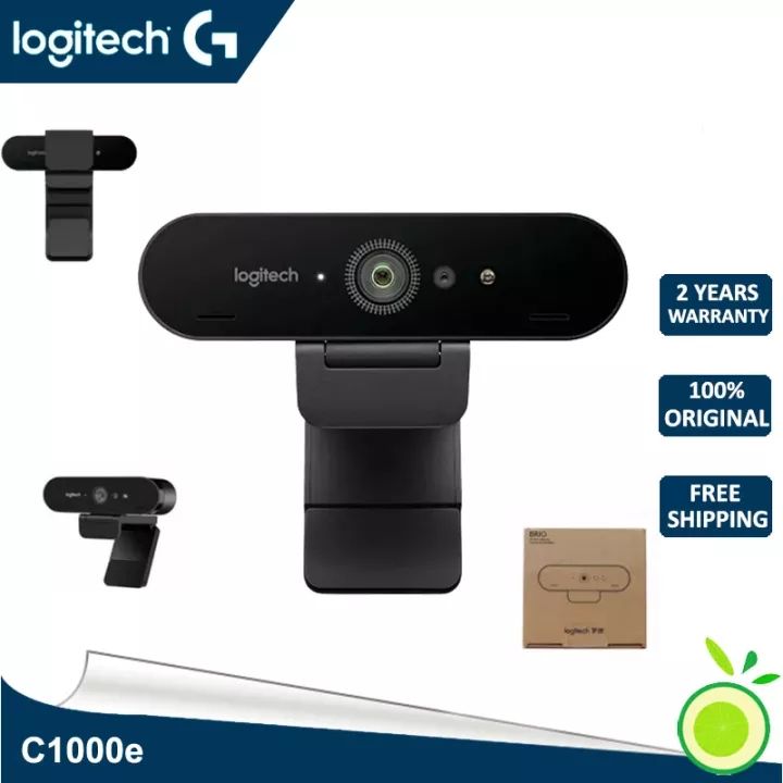 Original Logitech BRIO C1000e 4K HD Webcam for Video Conferencing, Streaming Recording, Peripherals | Lazada PH