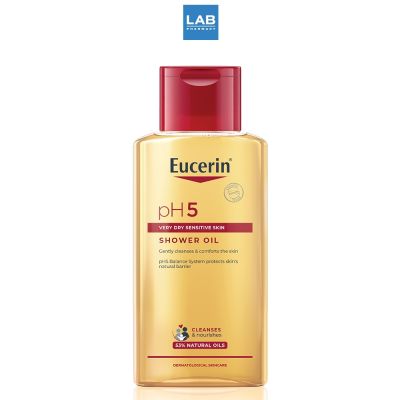 Eucerin pH5 Very Dry Sensitive Skin Shower Oil 200 ml. ยูเซอริน พีเอช5 เวรี่ ดราย เซ็นซิทีฟ สกิน ชาวเวอร์ ออยล์ 200 มล.
