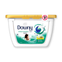 Downy Gel Ball Liquid Detergent Expert Indoor Dry x 15 pcs.ดาวน์นี่ ผลิตภัณฑ์ซักผ้าเจลบอล สำหรับการตากผ้าในที่ร่ม สีเขียว x 15 ชิ้น