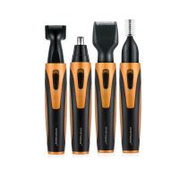 ZZOOI SPORTSMAN Nose Hair Trimmer USB 4 in 1 Rechargeable Nose Sideburn Eyebrow Beard Ear Hair Trimmer Men Women