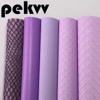 Purple Faux PU Leather Fabric Synthetic Leather For Bows DIY sawing Accessories A4 Sheet 8"x11.8" 1piece  FD013 Note Books Pads