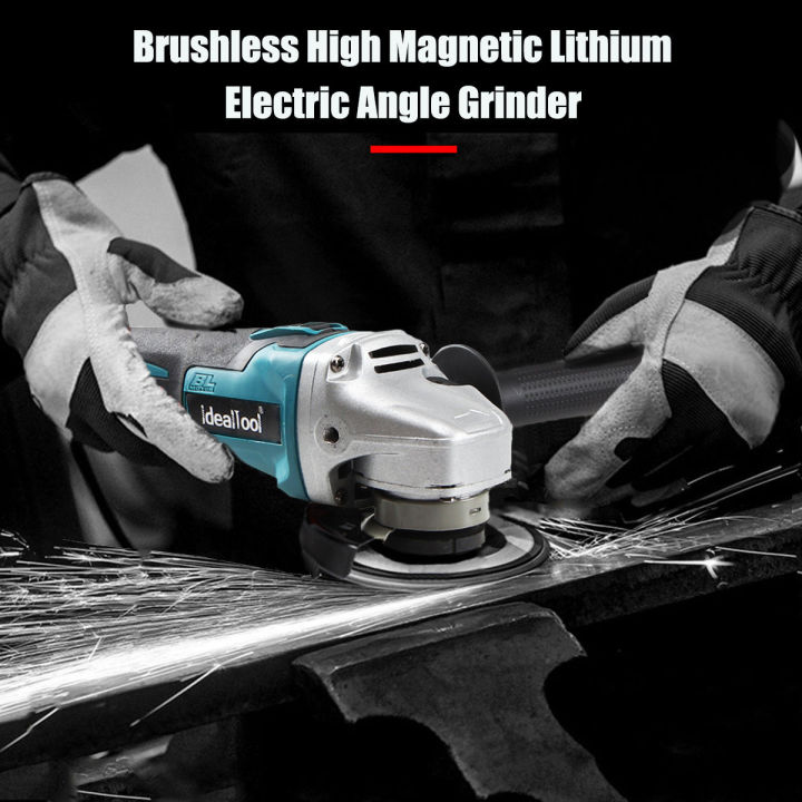 125100mm-3-speed-brushless-electric-angle-grinder-grinding-machine-cordless-diy-woodworking-power-tool-for-makita-18v-battery