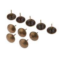 10pcs/lot Upholstery Nails Antique Bronze 20mmx25mm Round Head Tack Stud Pushpin Decor Furniture Hardware Sofa Jewelry Box Door