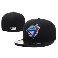 ✆◘▲ Fashion New MLB Toronto Blue Jays Fitted Hat 59FIFTY Full Cap Men Women Sports Full Closed Hats Topi Embroidery Caps