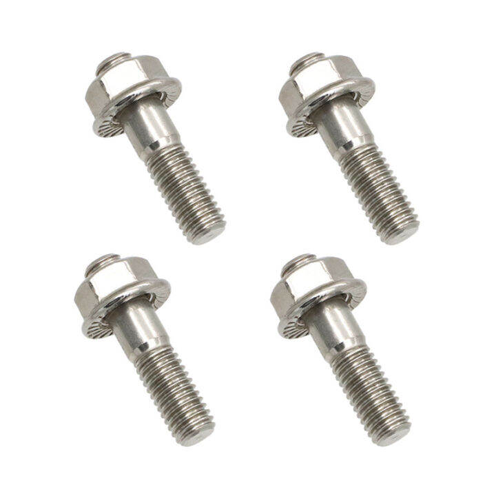 16pcs M8 Stainless Steel Exhaust Studs and Flange Nuts for Suzuki GT ...