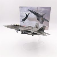 Wltk Diecast โลหะเครื่องบินของเล่น1/100 Scale ของเล่น Lockheed F-22 F22 Raptor Fighter USA Air Force