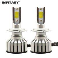 Infitary H7 H4 Mini LED Headlights For Cars Bulbs 6500K H1 H3 H11 H8 H13 9005 9004 9007 On Auto Fog Light Kit 12V Headlamps Lamp Bulbs  LEDs  HIDs