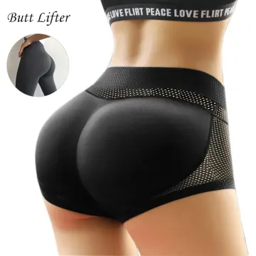 NINGMI Women Butt Lifter Hip Enhancer Control Panties Body Shaper Fake Pad  Foam Padded Underwear Plus Size Body Shapewear