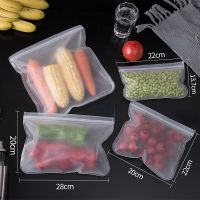 Silicone Food Storage Bag Reusable Food Preservation Meat Fruit Veggies Sealed Bag Household Freezer Food Preservation Accessory