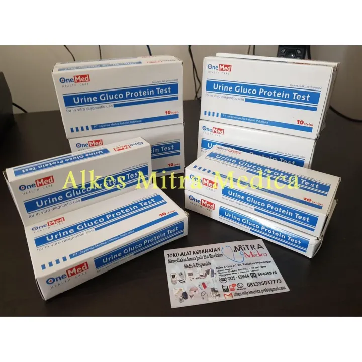 [BISA COD] Urine Gluco Protein Test Onemed / Alat Tes Urin 2 In 1 ...