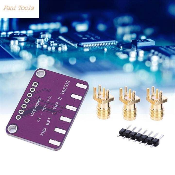 FANI Durable Wave Frequency I2C Clock Si5351 DC 3V5V Clock Generator