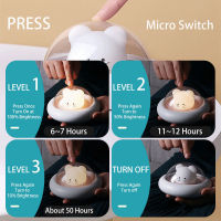 การ์ตูน LED ไฟกลางคืน USB ชาร์จซิลิโคนน่ารักยูเอฟโอโคมไฟไฟที่อบอุ่นสำหรับเด็กห้องนอน Suckle ข้างเตียงเด็กของขวัญ