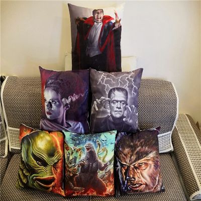 【LZ】 2018 New Creative Vampire Cushion Cover  Pillow Cases Chair Car Sofa Pillow Cover Home Decorative Pillow SJ-001