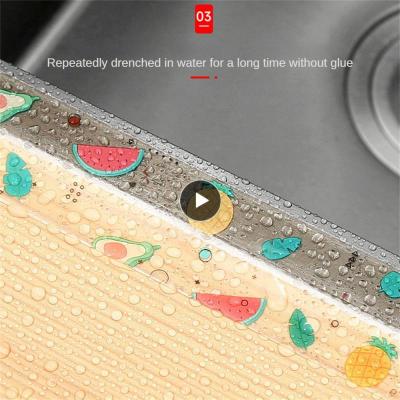 Anti-seepage Water Kitchen Joint Sealing Strip Oil-proof Water-proof Pvc Sticker Mildew-proof Sink Slot Sticker Kitchen Supplies Adhesives Tape