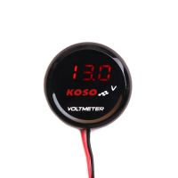 Universal Motorcycle Koso Round Mini Voltmeter Voltage LED Digital For Yamaha XMAX NMAX Y15 ZR LC135 MT09 MT07