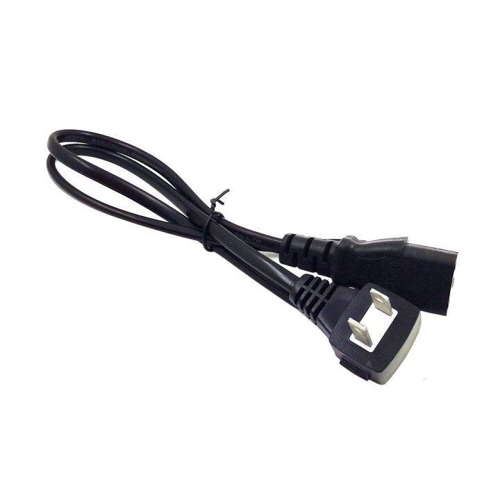 (New Power Cord )Universal 2 Prong Angle Plug to IEC 320 C13 AC Power