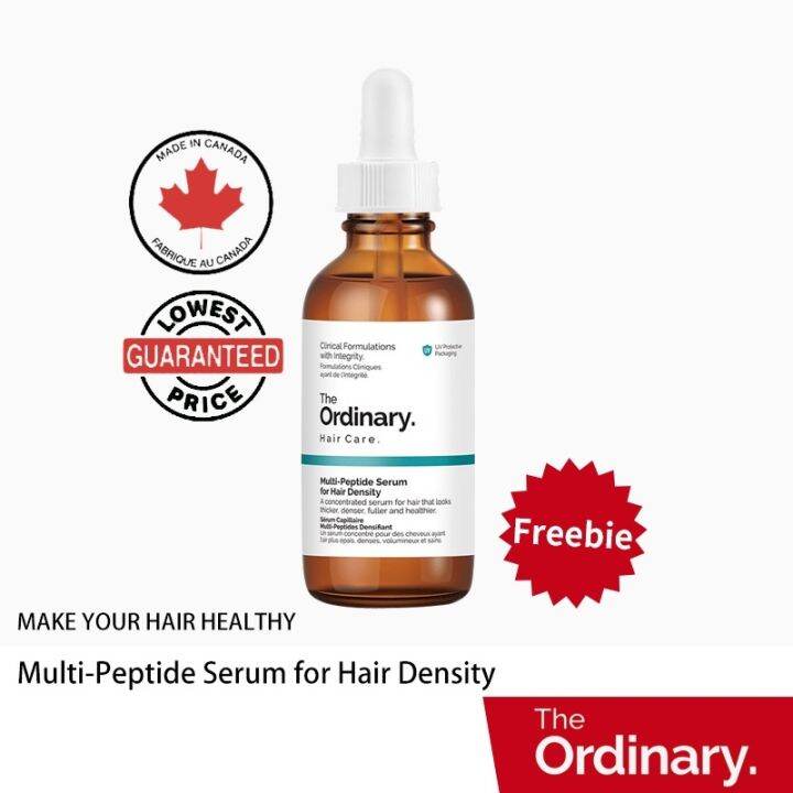 The Ordinary Multi Peptide Serum for Hair Density 60ml Novu Hair grower