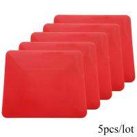 5Pcs สี่เหลี่ยมคางหมูนุ่ม Squeegee ด้านคู่คุณภาพสูง Professional รถห่อฟิล์มไวนิลเครื่องมือป้ายทำโฆษณา A49