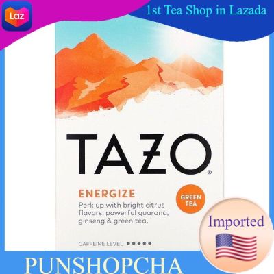 Tazo Teas, Energize, Green Tea, 20 Tea Bags ชา